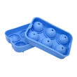 Forma din silicon durabil pentru cuburi de gheata tip bila, Hendi, 18x12.5x(H)5 cm, potrivita si pentru uz profesional