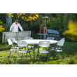 Masa pliabila tip valiza, pentru bucatarie sau bufet, 1500x(h)740 mm, blat polietilena, Hendi