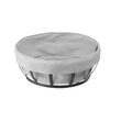 Cos servire paine cu punga textila, Hendi, 220x220x(H)80 mm