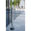 Scrumiera Hendi tip stalp, otel inoxidabil 18/8, 17x(H)92 cm