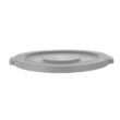 Capac cos de gunoi 120 litri rotund polipropilena Hendi, Negru 580 mm
