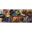 Farfurie de servire albastra barcuta, 250x160 mm