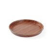 Tava Hendi pentru servire imitatie lemn rotunda, cu margine inalta 420 mm