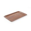 Tava servire dreptunghiulara 37x53 cm, lemn armat cu strat anti-alunecare, Hendi, potrivita si pentu uz profesional