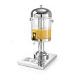 Dispenser suc 8 lt, suport inox, container din policarbonat, Hendi, robinet antipicurare, 260x360x(h)560 mm