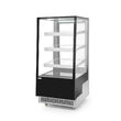 Vitrina frigorifica de prezentare interval temp. 2/6?C, 480 W corp inox, ARKTIC by Hendi, 650x805x(H)1445 mm, 300 Litri, Clasa energetica C