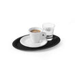Tava servire ovala, 16x23 cm, Hendi, poliester armat cu fibra de sticla, suprafata anti-alunecare, neagra