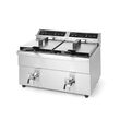 Friteuza dubla cu inductie 2x8 lt, corp inox, 2x3500W, Hendi Kitchen Line, functie boost pentru incalzire rapida, Hendi, 580x485x(H)406 mm