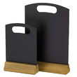 Set 2 x Tabla pentru meniu, suport lemn, 150x230 mm, Hendi