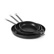 Tigaie Titanium Profesional, 36 cm diametru x 5,5 cm inaltime, baza 30 cm ,aluminiu dur cu strat anti-lipire din titan, Hendi, maner inox
