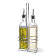 Oliviera с 2 бутилки олио/оцет в държач и с капкомер, 230 ml, 115x60x(H)325 mm, Hendi