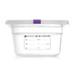 Tava Gastronorm GN1/1, 530x325x(H)200 mm, 28 litri, polipropilena, cu marcaj HACCP, Hendi