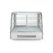 Vitrina rece pt prezentare, 120 lt, interval temp. 2-6 gr C, 160 W, corp inox, ARKTIC by Hendi, 707x570x(H)680mm, Clasa energetica B