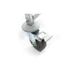 Carucior de servire cu 4 rafturi , din otel inoxidabil, cu 4 roti pivotante(2 roti cu frana), 910×590×(H)1260mm