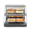 Vitrina calda de prezentare tip GN 1/2 interval temp. 30/90?C 560 W, ARKTIC by Hendi, 650x467x(H)630 mm