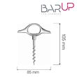 Tirbuson francez, bara sus, 105x85x(H)10mm