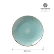Farfurie Fine Dine, colectia Tukurus, dimetru 300 mm, portelan, rezistenta la temperaturi pana la 180 C
