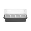 Cutie ingrediente cu 4 compartimente, Bar , 480x150x(H)100mm