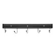 Suport magnetic pentru cutite, 60 cm, cu 6 carlige agatare, Hendi