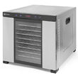 Deshidrator alimente Hendi Profi Line, 1000 W, 10 tavi, Temperatura reglabila 35-75?C, Gri