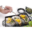 Penseta cu varf curbat, (L)305 mm, inox, pentru dezosare peste / manevrare produse fierbinti / decorare, Hendi
