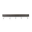 Suport magnetic pentru cutite, 60 cm, cu 6 carlige agatare, Hendi