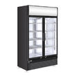 Vitrina frigorifica cu panou iluminat, 2 usi, 512L, Arktic, 220-240V/510W, 1120x585x(H)1900mm