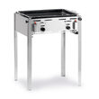 Gratar profesional pe gaz Hendi Master Maxi, cadru inox, 11.6 kW, incluse: gratar cromat, tava emailata 59x48 cm, furtun gaz, regulator presiune incluse, 65x54x(H)84 cm
