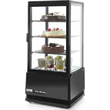 Vitrina rece pt prezentare, Negru, 68 lt, interval temp 2-6 gr C, 170 W, 3 rafturi reglabile pe inaltime, ARKTIC by Hendi, 452x406x(H)891 mm, Clasa energetica C