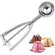 Lingura dozatoare pentru inghetata 1/20 litri, diametru cupa 56 mm, inox, Hendi Kitchen Line