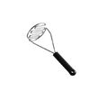 Zdrobitor cartofi / legume pentru piure / supe crema, Hendi, inox cu maner bachelita, 95x(H)230 mm