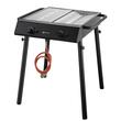 Gratar pe gaz Xantos Negru, HENDI, 9,5kW, 770x710x(H)870mm