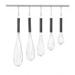 Tel bucatarie tip French, 8 fire rigide si groase din inox, cu maner nylon, 30 cm, Hendi