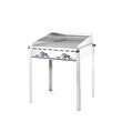 Grill Green Fire cu doua arzatoare Hendi ,cu doua gratare barbecue, Gn1/1 din otel inoxidabil, 740x612x(H)825