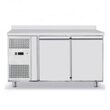 Masa frigorifica profesionala ARKTIC by Hendi Kitchen Line cu 2 usi 220 L 1200x600x(H)850 mm Inox -2/8?C 300 W 2 rafturi 390x428mm incluse, Clasa energetica B