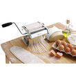 Masina profesionala preparat paste, inox, Hendi, grosime reglabila paste 0.2-2.5 mm, dimensiuni 19cm x19 cm x15 cm inaltime