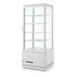 Vitrina frigorifica de prezentare 98 L alba - 452x406x(H)1116 mm