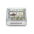 Vitrina rece pt prezentare, 120 lt, interval temp. 2-6 gr C, 160 W, corp inox, ARKTIC by Hendi, 707x570x(H)680mm, Clasa energetica B