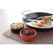Tigaie paella cu 2 manere, otel emailat, 24 cm diametru x 4 cm inaltime , Hendi, potrivita si pentru servire
