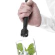 Agitator bar - muddler, Bar up, profilat,Hendi in forma de stea, Negru, ø34x207mm