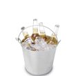 Galeata inox pentru servire bere cu deschizator sticle integrat, Hendi 230x(H)180 mm