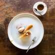 Platou oval Fine Dine Bianco, portelan, alb, 210x140 mm