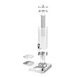 Dispenser suc 6 litri, suport inox, container din policarbonat, Hendi, robinet antipicurare, 415x315x490 mm