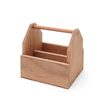 Suport pentru tacamuri din lemn durabil cu maner, 190x160x(H)200 mm Hendi