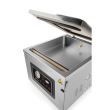 Aparat profesional de vidat cu camera 1000 W, banda sigilare 410 mm, latime 3 mm, timp si ciclu de sigilare ajustabile, Inox, display digital, Hendi Profi Line,  505x567x(h)465 mm