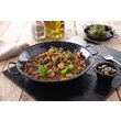 Tigaie adanca paella cu 2 manere, otel emailat, 18,5 cm diametru x 4,3 cm inaltime , Hendi, potrivita si pentru servire