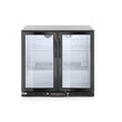 Vitrina frigorifica pentru bar, 198L, 2 usi batante, iluminat LED, 900x500x(H)900mm