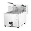 Friteuza electrica cu scurgere 10L Goliath Hendi, 10Kw, 400v, 299x584x(H)375mm