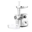 Masina de tocat carne, 2 discuri taiere incluse 4 si 7 mm, 3 accesorii umplere carnati 12, 15, 20 mm, Hendi 198, corp aluminiu, palnie fonta, 400W