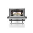 Cuptor convectie Hendi H90, 4 tavi 438x315 mm incluse, 2 elemente incalzire, 2 ventilatoare, termostat reglabil 50-300 gr C, timer 0-120 min, 2670 W, 595x595x(H)570 mm